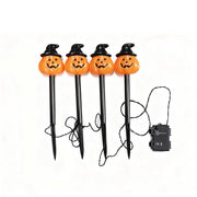 Decra Lite Set of 4 Pumpkin Pathway Decor