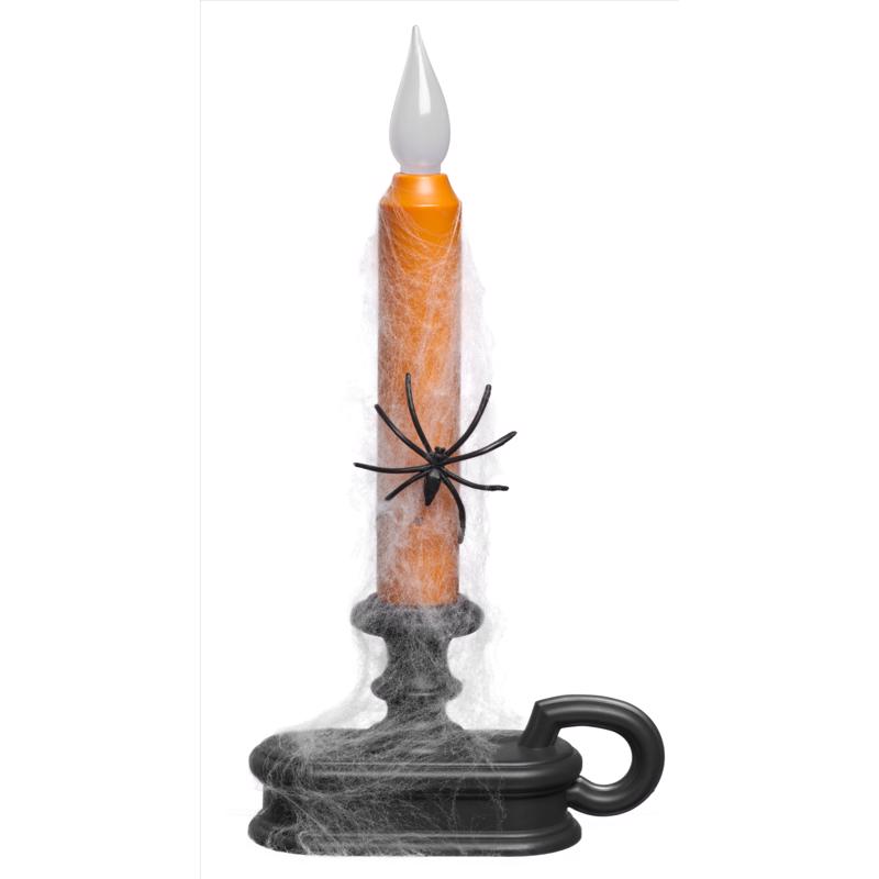 Xodus Innovations Warm White 1 ct 8.63 in. LED Spooky Candle