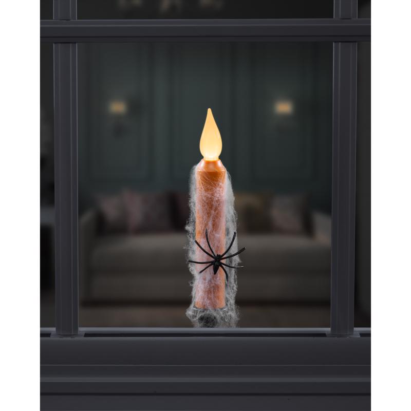 Xodus Innovations Warm White 1 ct 8.63 in. LED Spooky Candle