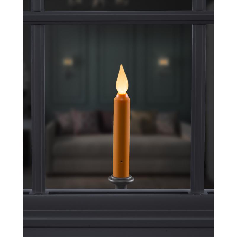 Xodus Innovations Warm White 1 ct 8.63 in. LED Spooky Candle