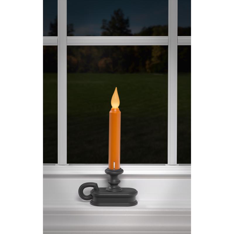 Xodus Innovations Warm White 1 ct 8.63 in. LED Spooky Candle