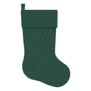 Celebrations Green Quilted Christmas Stocking