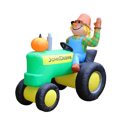 Birchwood Trading John Deere 5 ft. Scarecrow Inflatable