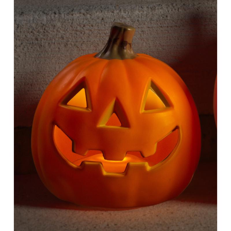 Xodus Innovations Warm White 1 ct 5 in. LED Pumpkins Lantern