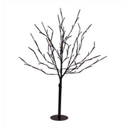 Celebrations Orange/Purple 32 in. Double Twinkle Light Burst Halloween Decor