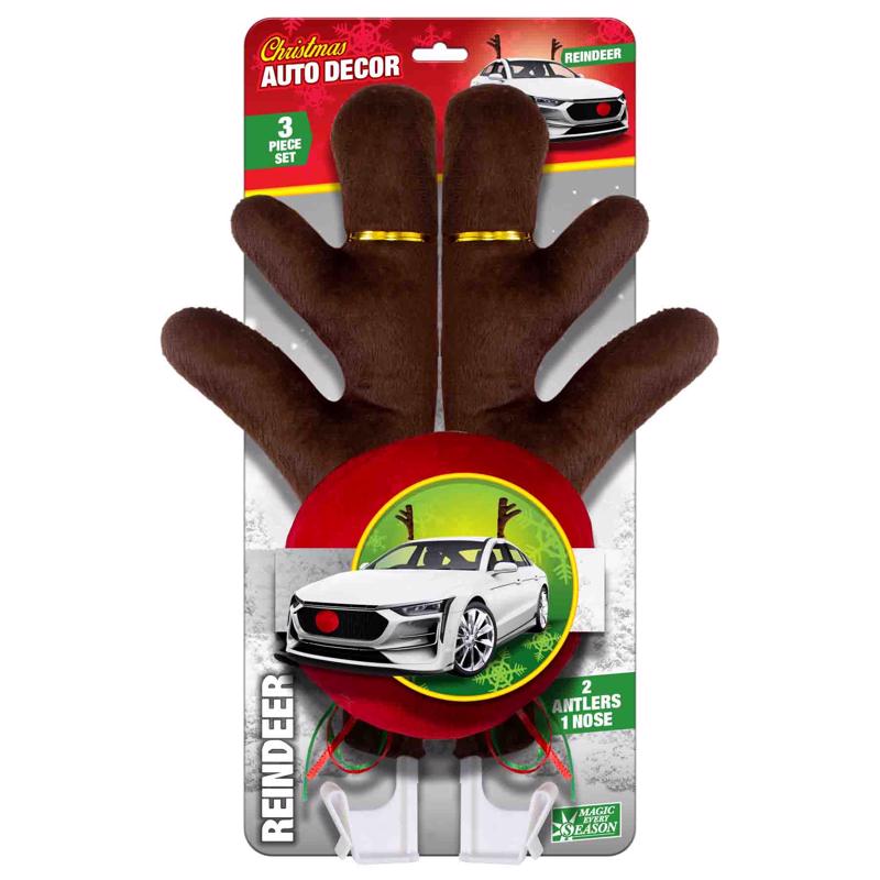 Magic Seasons Auto Decor Reindeer