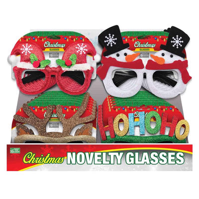Magic Seasons Reindeer and Snowman Novelty Glasses