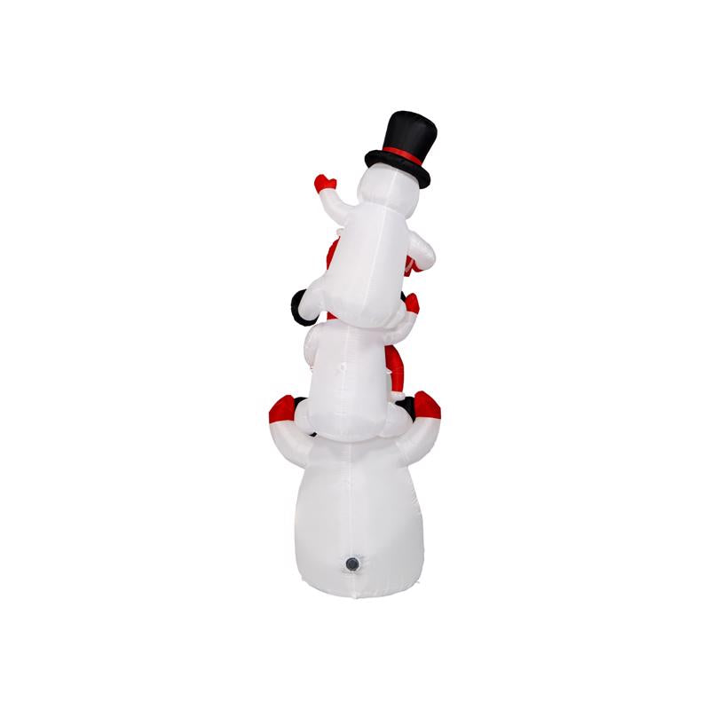 Seasonal Creations A Holiday Company Snowman Stack 10 ft. Inflatable