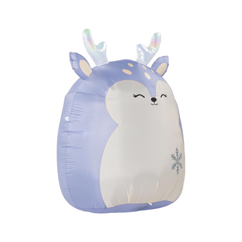 Squishmallows A Holiday Company Farryn Squishmallow reindeer character 4 ft. Inflatable