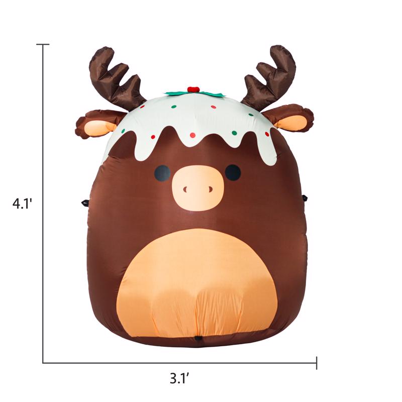 Squishmallows A Holiday Company Maurice Moose Squishmallow character 4 ft. Inflatable