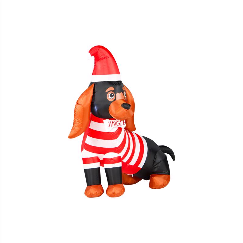 Seasonal Creations A Holiday Company Dachshund 54 in. Inflatable