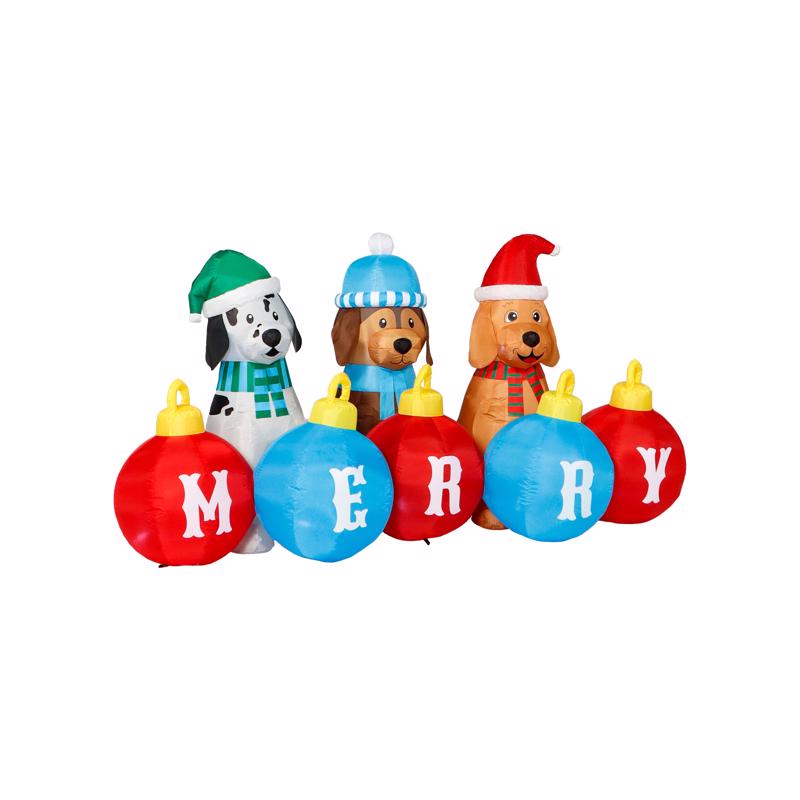 Seasonal Creations A Holiday Company Dogs 8 ft. Inflatable