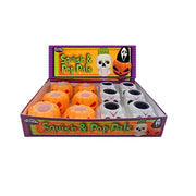 Fun World Pumpkin or Skull Halloween Squish and Pop