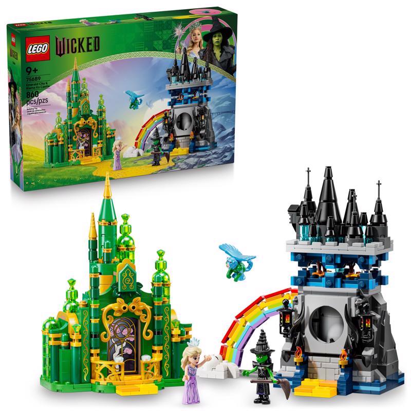 LEGO Wicked Emerald City & Kiamo Ko Castle Building Set Multicolored 860 pc