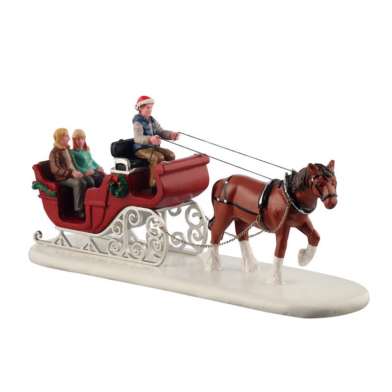 Lemax Holiday Sleigh Ride Village Accessories