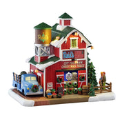 Lemax LED Reid's Trees and Wreaths Christmas Village