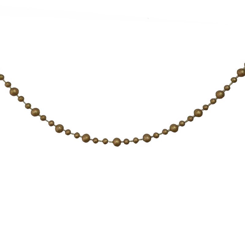 FC Young Gold Glitter Ball Garland