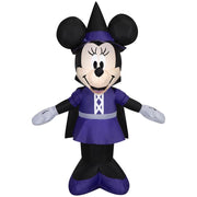 Disney 4 ft. Prelit Minnie as Witch Inflatable