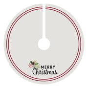 Celebrations Striped Merry Christmas Tree Skirt