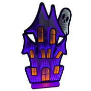 Celebrations Multicolored 400 ct 23.6 in. LED Prelit Haunted House Halloween Decor
