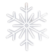 Celebrations LED Warm White Snowflake Wall Sign 14.96 in.