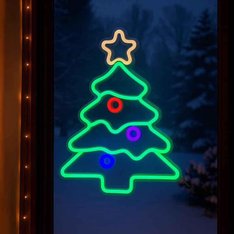 Celebrations LED Multi Tree Wall Sign 19 in.