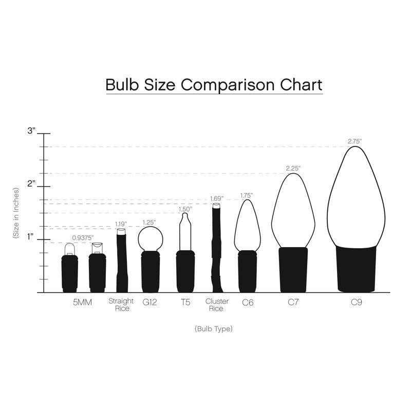 Celebrations LED T5 Warm White 70 ct Reflector Christmas Lights 17 ft.