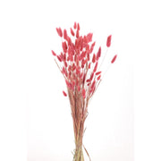 Second Nature Red Bunny Tails Table Decor