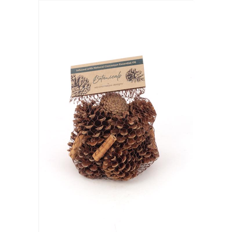 Second Nature Cinnamon Scented Pinecones Table Decor