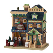 Lemax LED Fergies Figgy Pudding Shoppe Christmas Village