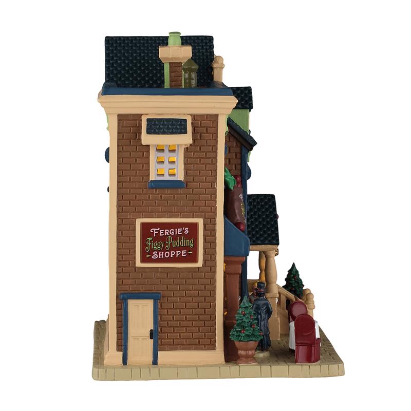 Lemax LED Fergies Figgy Pudding Shoppe Christmas Village