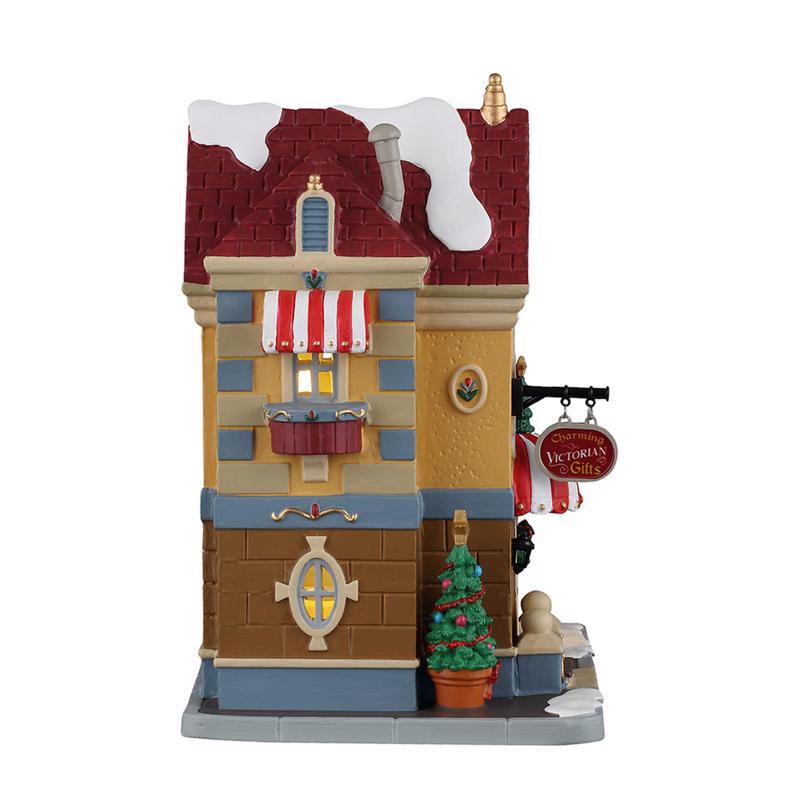 Lemax LED Father Christmas Gift Shop Christmas Village