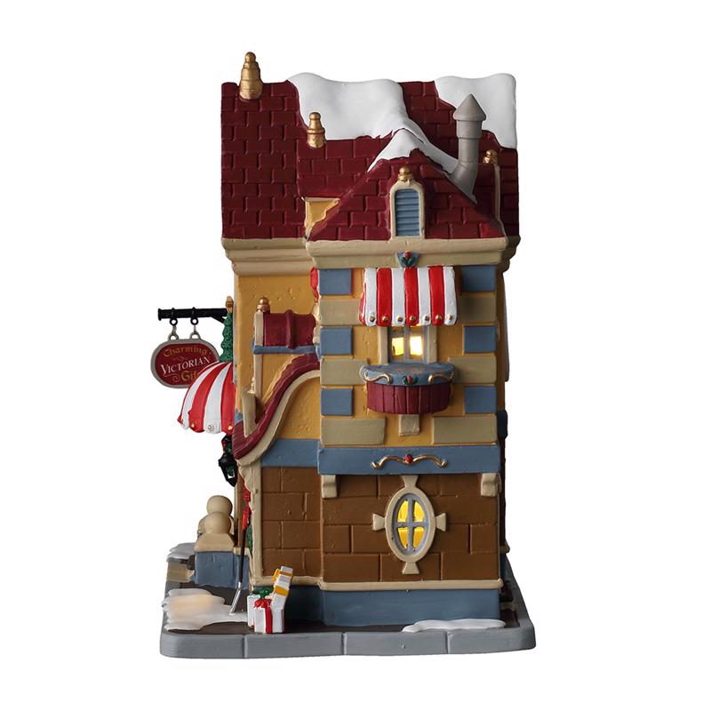 Lemax LED Father Christmas Gift Shop Christmas Village