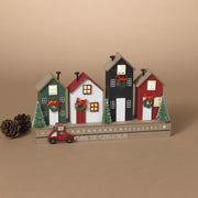 Gerson Lighted Row House Countdown Calendar Table Decor