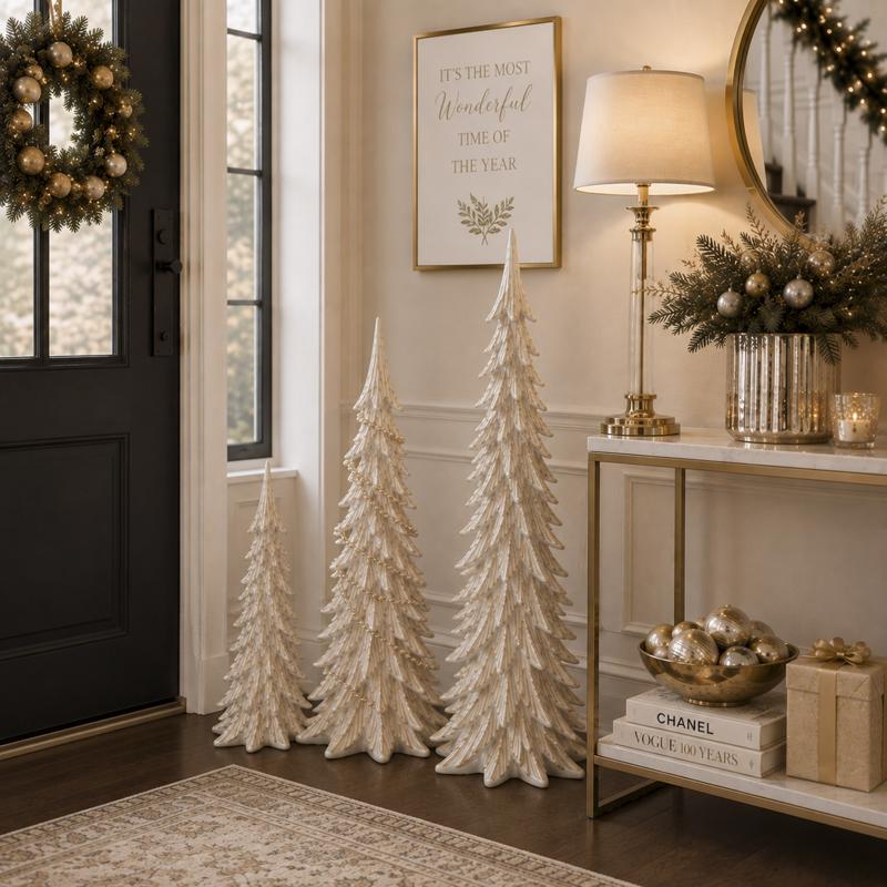 Gerson Natural/White Christmas Tree