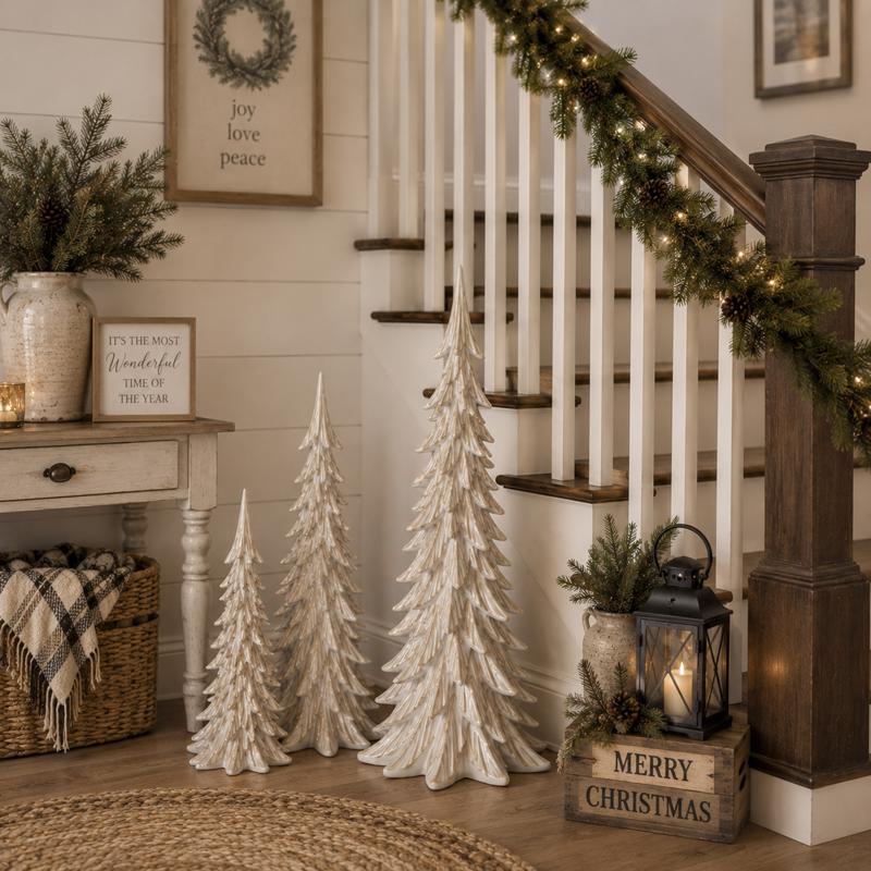 Gerson Natural/White Christmas Tree