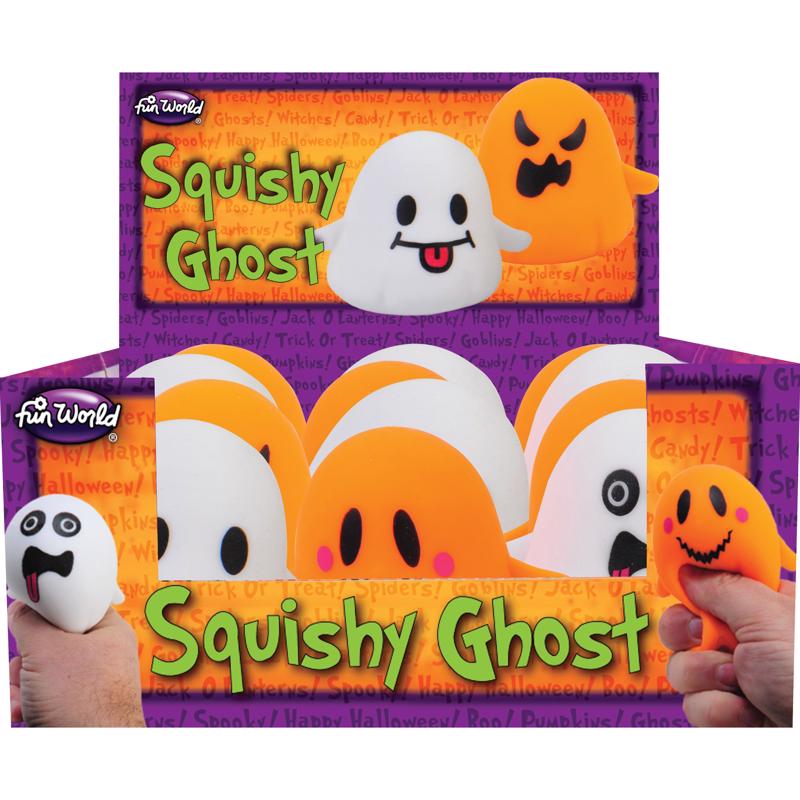 Fun World Squishy Ghosts Orange and White