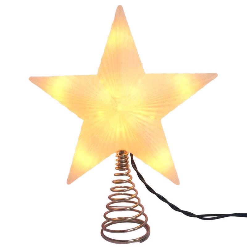 Celebrations Incandescent Clear Star Tree Topper