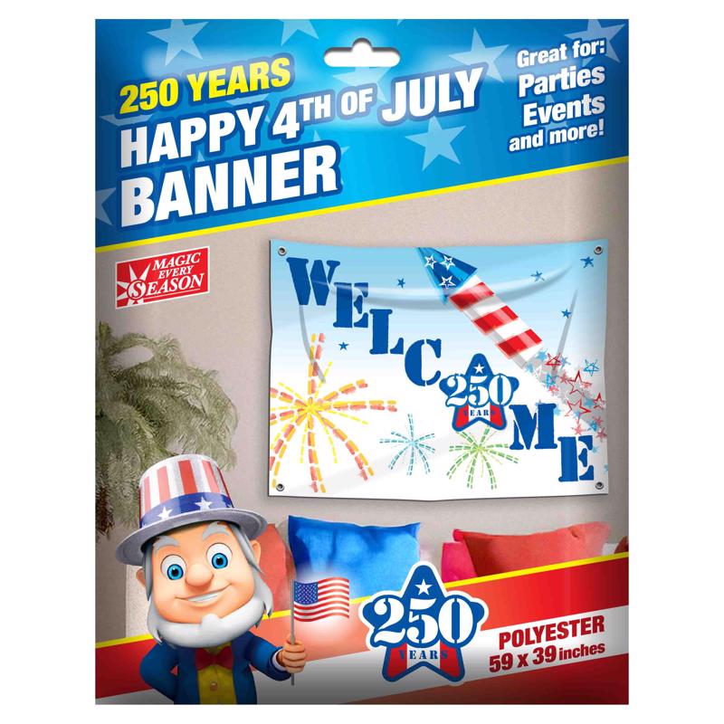 Magic Seasons America 250 Hanging Sign