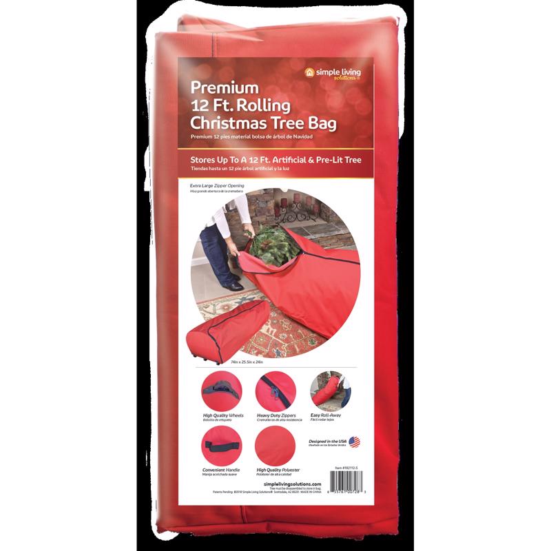 Simple Living Solutions 12 ft. Rolling Tree Bag
