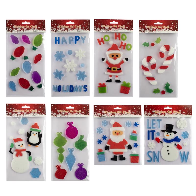 Test Rite Christmas Cling Window Decor