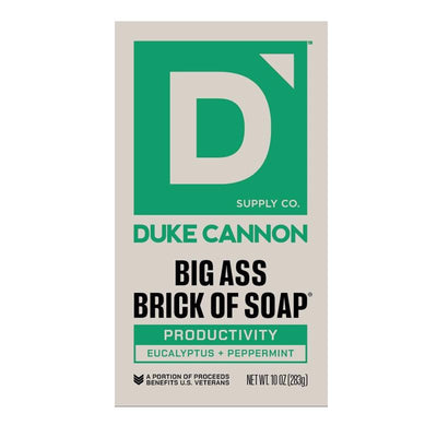 Duke Cannon Productivity Eucalyptus and Peppermint Scent Bar Soap 10 oz