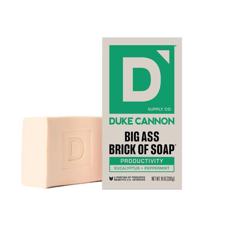 Duke Cannon Productivity Eucalyptus and Peppermint Scent Bar Soap 10 oz