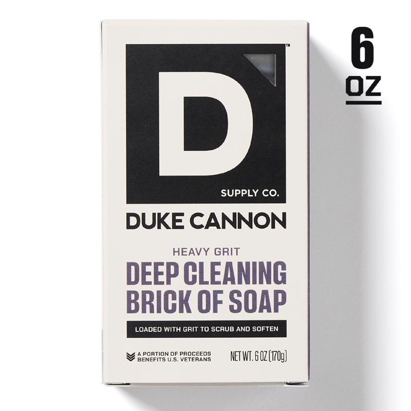 Duke Cannon Heavy Grit Mandarin and Mint Scent Bar Soap 6 oz