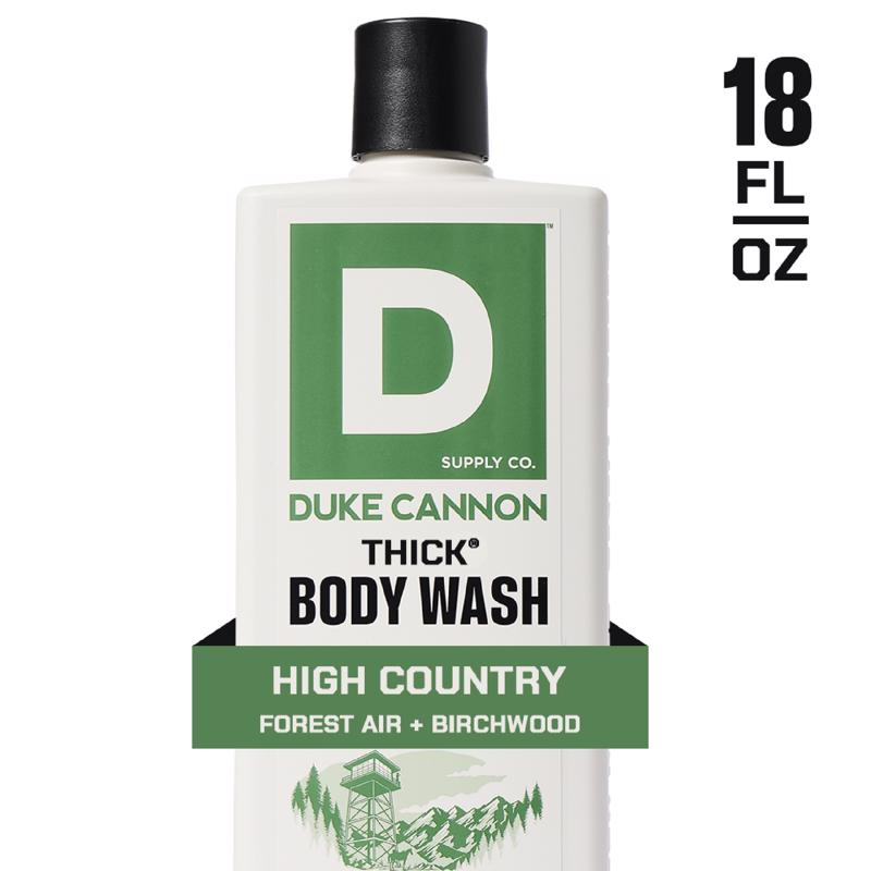Duke Cannon High Country Forest Air and Birchwood Scent Body Wash 18 fl. oz.