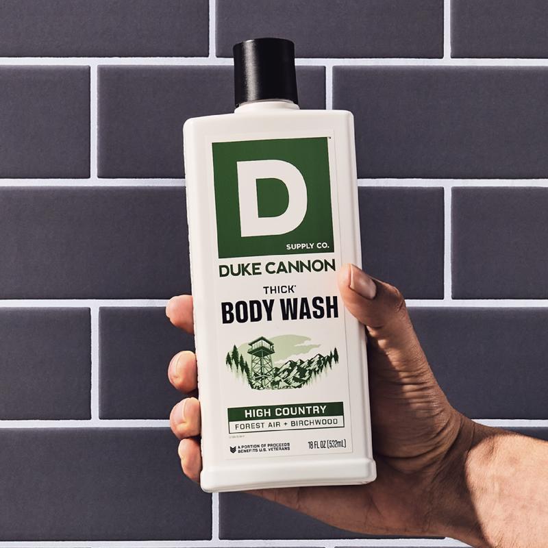 Duke Cannon High Country Forest Air and Birchwood Scent Body Wash 18 fl. oz.