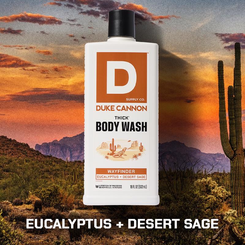 Duke Cannon Wayfinder Eucalyptus and Desert Sage Scent Body Wash 18 fl. oz.