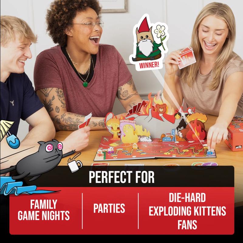 Exploding Kittens Cartoon Cats Board Game