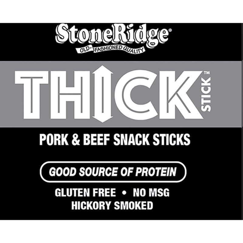 StoneRidge Wholesale Thick Stick Peperoni Mozzarella Meat Sticks 1.5 oz Shrink Wrapped