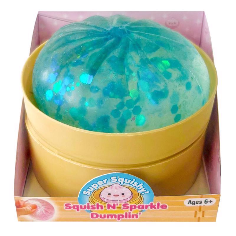 Surprise Squishy Bamboo Steamer Case Sparkle Dumpling